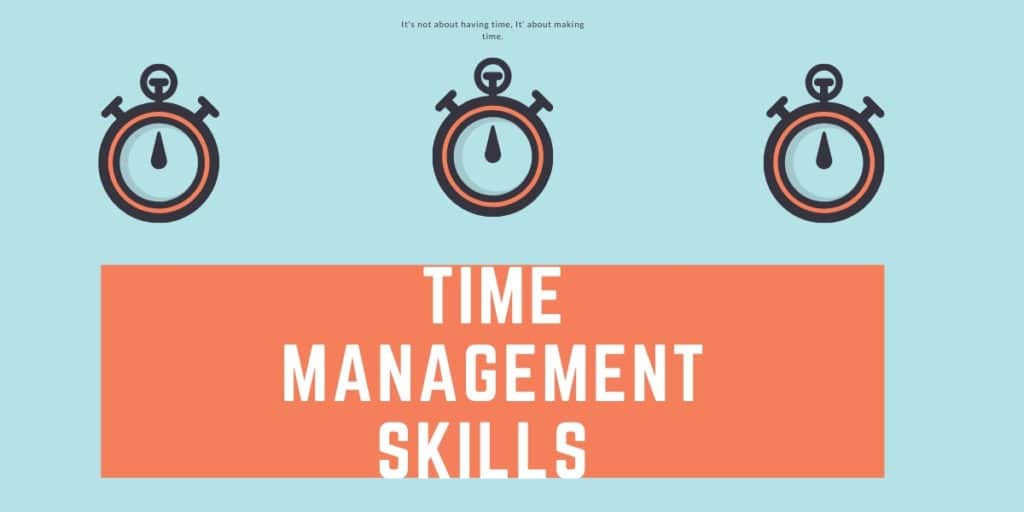 project time management skills