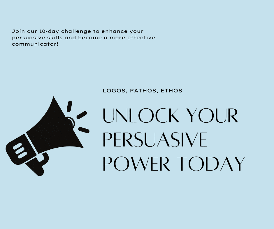 This challenge focuses on mastering each appeal individually and integrating them effectively by the end. Ready to take your communication to the next level?