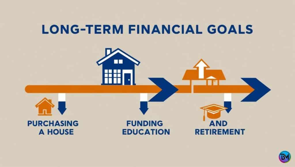 a diagram of a house and a retirement plan