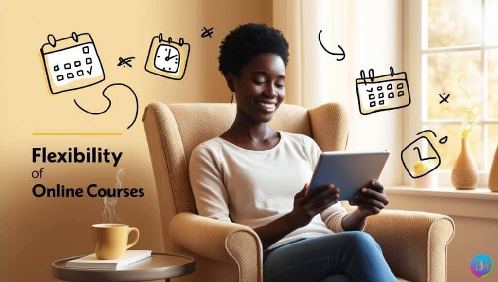 flexibility in online courses for adults