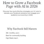 Strategies for Facebook growth using AI