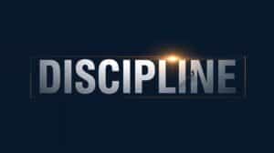 37 Powerful Discipline Quotes to Help You Build Consistency, Focus & Success 28 Bold hero image with the word ‘Discipline’ in modern gold typography on a dark navy background, symbolizing focus and consistency — featured for discipline quotes for motivation.