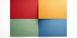 Side-by-side comparison of the four personality colour types — red, yellow, green, and blue